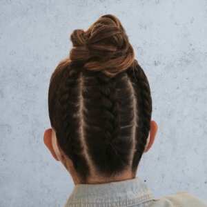 Braided Bun Updo